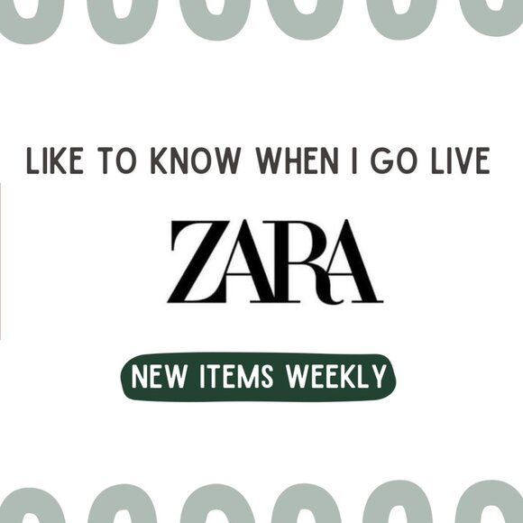 ⭐️ LIKE TO GET NOTIFICATIONS WHEN I GO LIVE WITH ALL ZARA ⭐️ - Picture 1 of 1